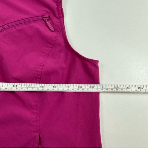 Zenergy By Chico’s Lightweight Vest Top Women’s Large Full Zip Pockets Pink - Picture 6 of 7